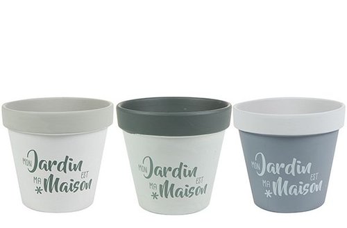 Pot Jardin maison D20 H18 3ass