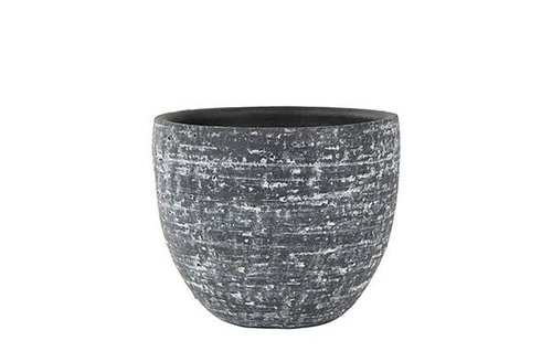 Pot Karlijn antraciet D15 H13