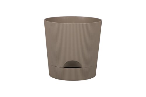 Pot Kunststof - D 18 x H 18 cm Taupe