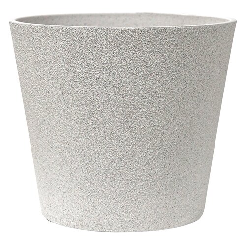 Pot Kunststof D 30 X H 27 cm Mediterraanbeige - afbeelding 1