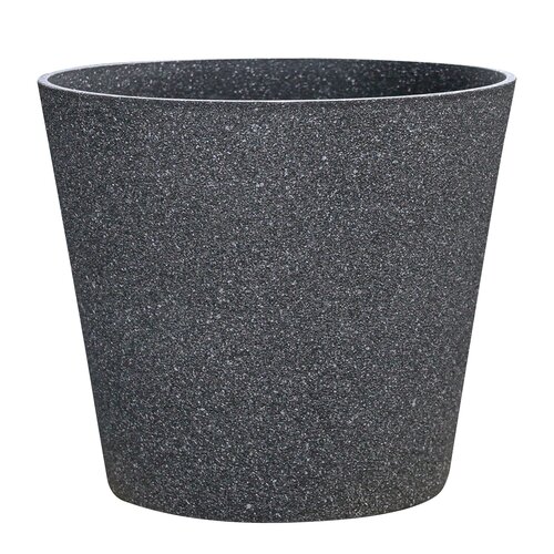 Pot kunststof D 40 x H 35,5 cm mediterranean black - afbeelding 1