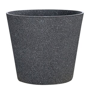 Pot kunststof D 40 x H 35,5 cm mediterranean black - afbeelding 1