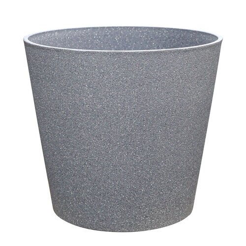 Pot kunststof D 40 x H 35,5 cm mediterranean grey - afbeelding 1