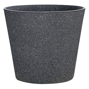 Pot kunststof D 50 x H 44,5 cm mediterranean black - afbeelding 1