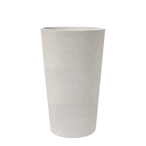 Pot Kunststof Hoog D 36,5 X H 62 cm Mediterraanbeige - afbeelding 1