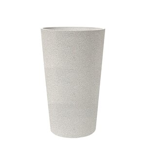 Pot Kunststof Hoog D 36,5 X H 62 cm Mediterraanbeige - afbeelding 1
