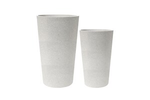 Pot Kunststof Hoog D 45,5 X H 76 cm Mediterraanbeige - afbeelding 2