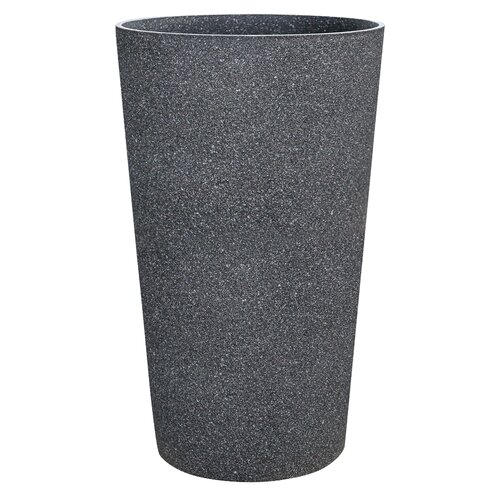 Pot Kunststof Hoog D 45,5 X H 76 cm Mediterraanzwart - afbeelding 1