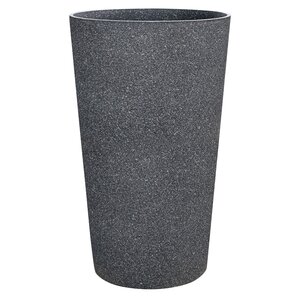 Pot Kunststof Hoog D 45,5 X H 76 cm Mediterraanzwart - afbeelding 1