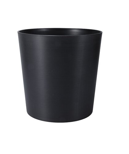Pot Kunststof incl. Wielen - D 34,5 x H 32,7 cm Brushed Black
