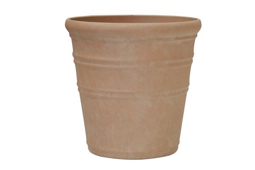 Pot Kunststof Ringen D 55 X H 53 cm Terracotta - afbeelding 1