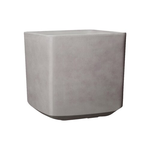 Pot Kunststof Vierkant 35X35X36 cm Grijs
