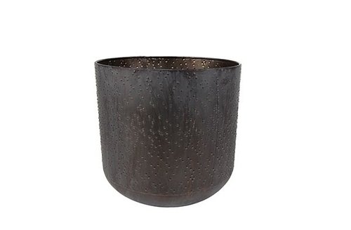 Pot Lian koper zwart D23 H22