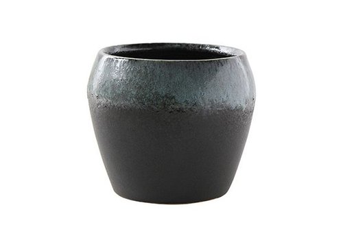 Pot Liza zwart blauw D19 H16