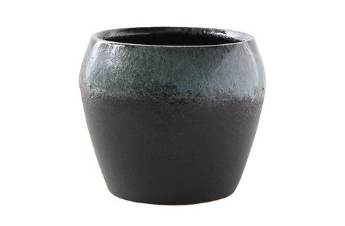 Pot Liza zwart blauw D21 H18
