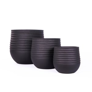 Pot Matt Black - D53x49cm - afbeelding 2