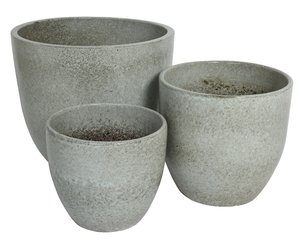 Pot Matteo Wit - Ø 27 x H 29 cm - afbeelding 3