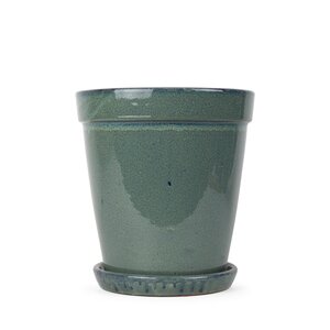 Pot met schotel D 30 x H 33 cm Blue/colored