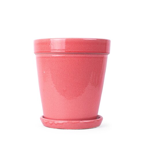 Pot met schotel D 30 x H 33 cm Pale pink