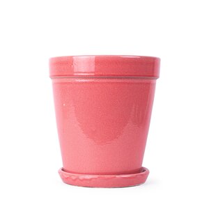 Pot met schotel D 30 x H 33 cm Pale pink