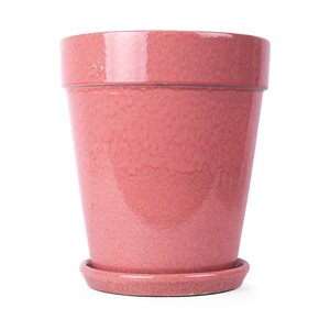 Pot met schotel D 38 x H 44 cm Pale pink