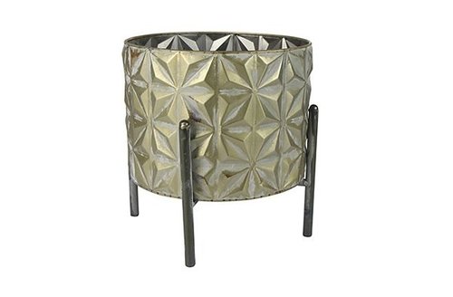 Pot met stand Linske goud D31 H33