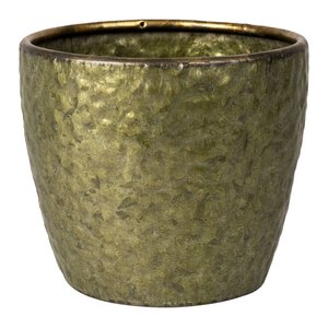 Pot Metaal Antique Gold (Incl. liner) - Ø 23 x H 19 cm - afbeelding 1