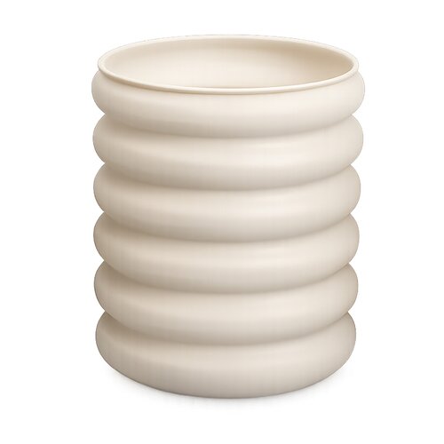 Pot metaal D30xH28-cm Creme
