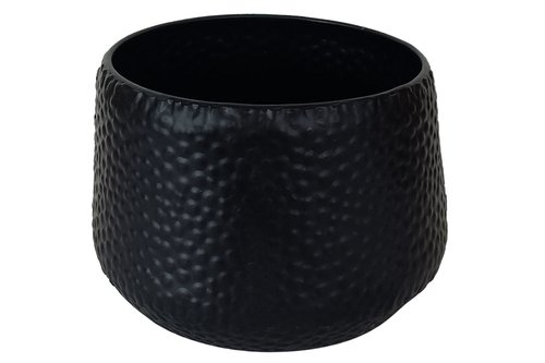 Pot Metaal Rustique Black - H 14 x D 19 cm