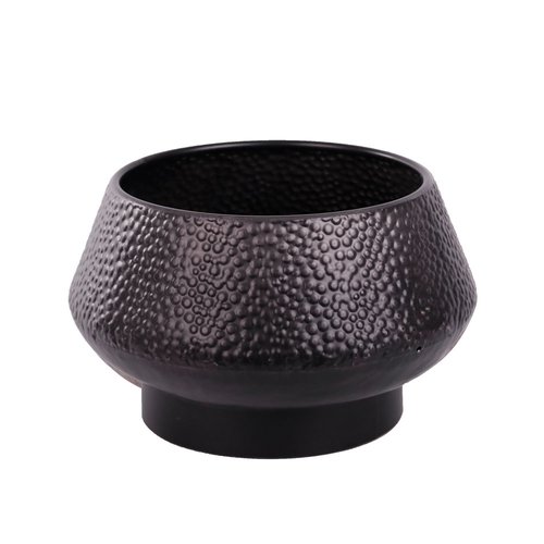 Pot Metaal Rustique Black - H 20,5 x D 32 cm - afbeelding 1