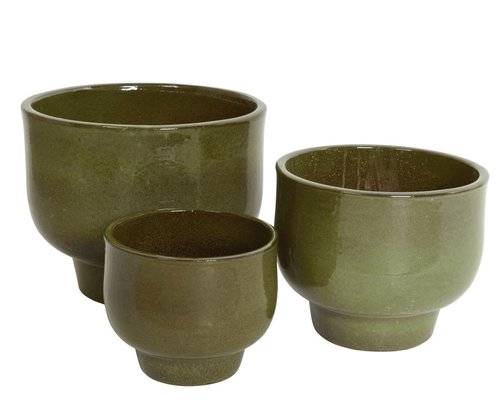 Pot Mila Groen - Ø 40 x H 33 cm - afbeelding 2