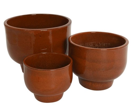 Pot Mila Oranje - Ø 40 x H 33 cm - afbeelding 2