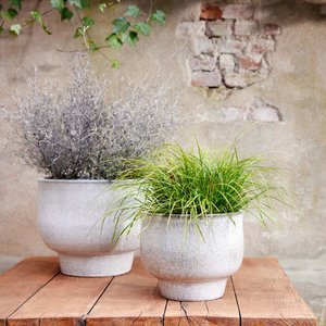 Pot Mila Wit - Ø 40 x H 33 cm - afbeelding 3