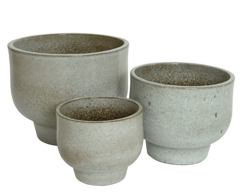 Pot Mila Wit - Ø 40 x H 33 cm - afbeelding 2