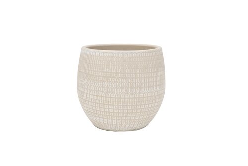 Pot Nagoya Creme - D 39 x H 36 cm