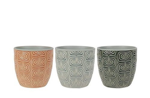 Pot Nienke  spring D8 H8 3 assorti