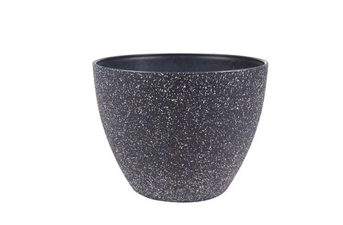 Pot Nova terrazzo black D22 H17