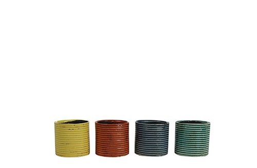 Pot Olav kleur D7 H7 4 assorti