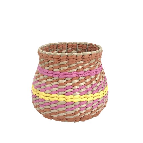 Pot opstaande kraag incl. liner D 19 x H 16 cm Summer sunset