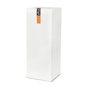 Pot Rechthoek Wit - 35 x 35 x 78 cm - afbeelding 1