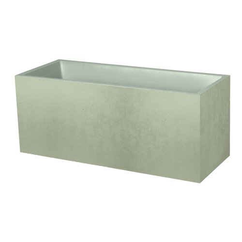 Pot rechthoek Basalt - 99,5x39,5x43,5cm Amandelgroen - afbeelding 2