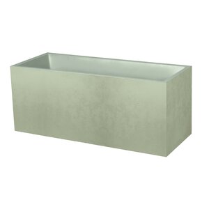 Pot rechthoek Basalt - 99,5x39,5x43,5cm Amandelgroen - afbeelding 1