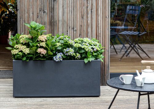 Pot rechthoek Basalt - 99,5x39,5x43,5cm Antraciet - afbeelding 3