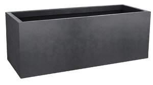 Pot rechthoek Basalt Up - 79,5x29,5x29,5cm Antraciet - afbeelding 1