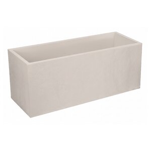 Pot rechthoek Volcania - 99,5x39,5x43,5cm Beige kalksteen - afbeelding 2