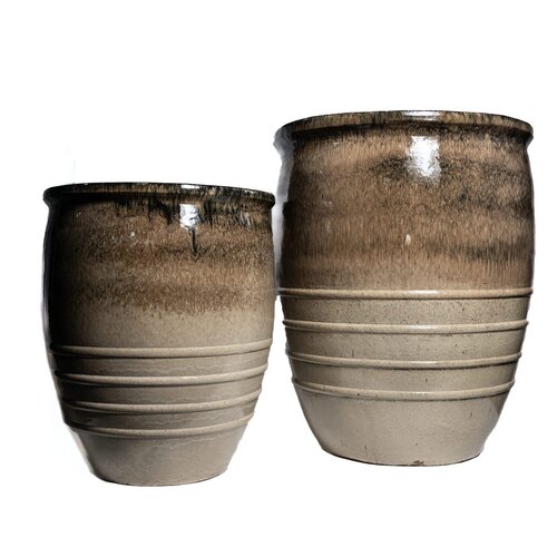 Pot Rings Set - D76xH94cm Zwart/Cream
