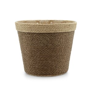 Pot Rope rond bruin D 15,5 x H 13 cm