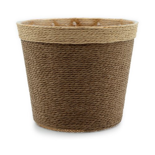 Pot Rope rond bruin - D 18 x H 15 cm