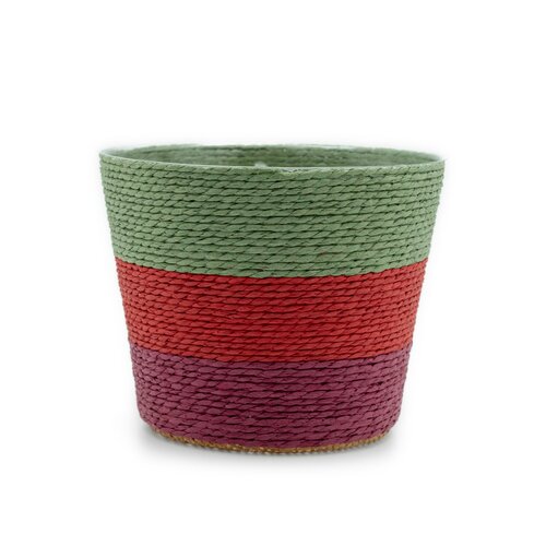 Pot Rope rond multi - D 13,5 x H 11 cm
