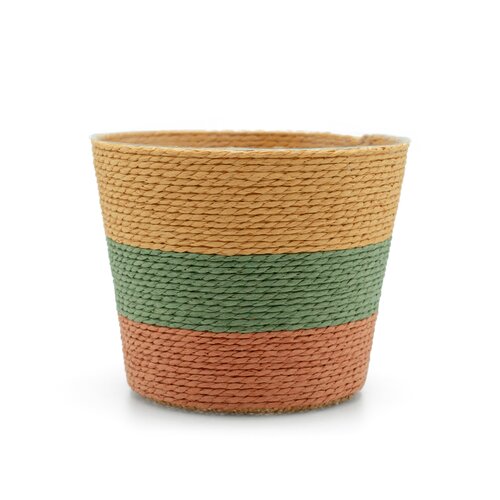 Pot Rope rond multi - D 13,5 x H 11 cm